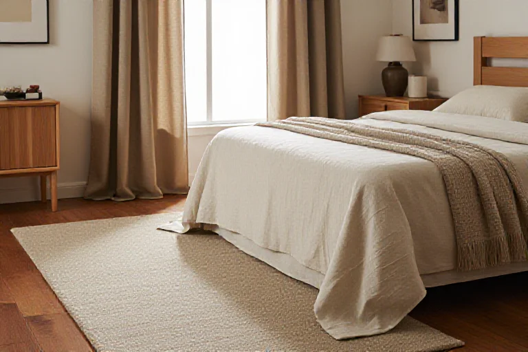 How to Choose Bedding, Curtains and Rugs That Actually Work Together