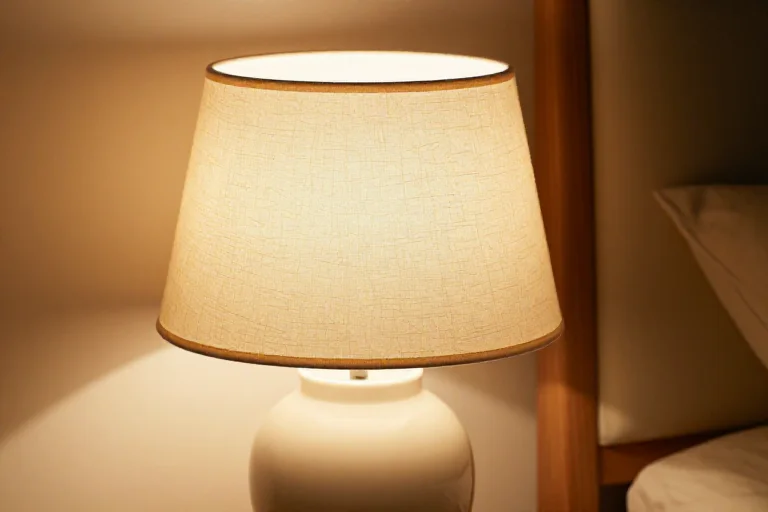Warm white LED bulb, illustrated